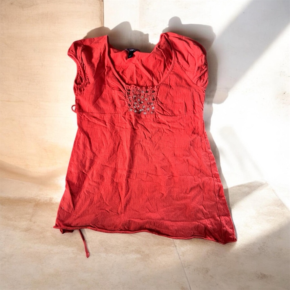 L.A. Blues Scarlet Embellished Top 540